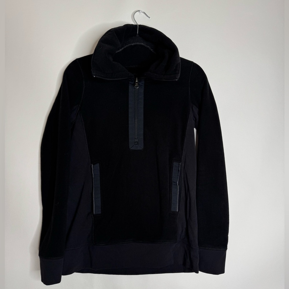 Lululemon Post Chaturanga Pullover Black size 4 - Picture 5 of 12